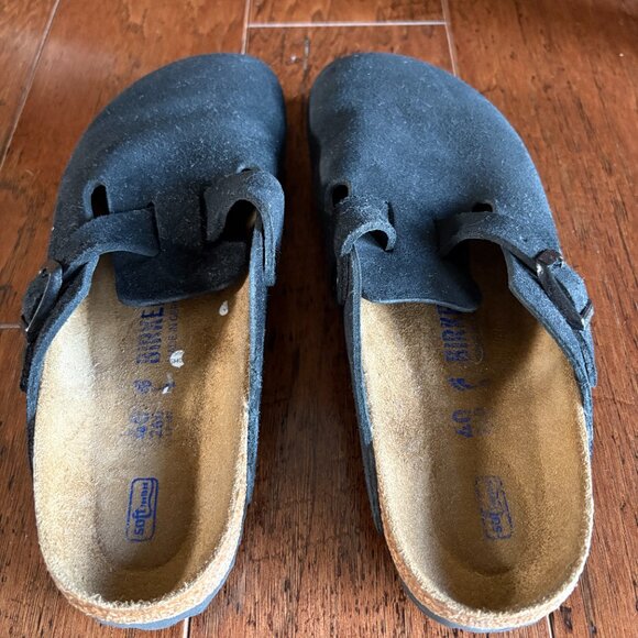Birkenstock Suede Footbed. Size EU 40. Black. NWOT - Picture 2 of 4